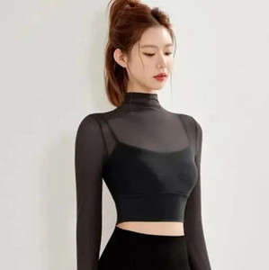 KLASY Casual Solid Women Black Top