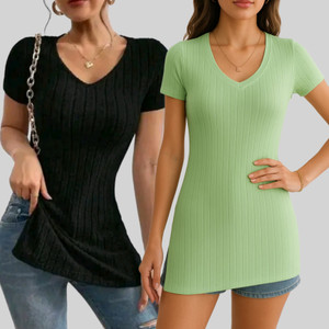 ZEROZABAR Casual Striped Women Multicolor Top