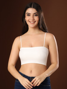 Paavki Casual Solid Women White Top