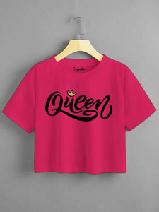 Lukonn Casual Printed Women Pink Top