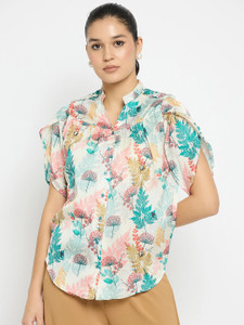 NOVIO Casual Printed Women Black Top