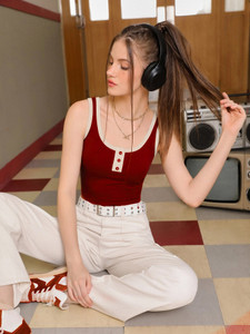 Nalax Designs Casual Solid Women Maroon Top