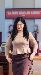 KKS Fashion Casual Solid Women Beige Top