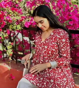 Aadinath Fashion Casual Printed Women Maroon Top