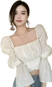 NewlookAs Casual Solid Women White Top