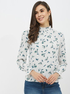 हैशटगर्ल्स महिलाओं के लिए कैजुअल सॉलिड 3/4 स्लीव सफेद टॉप