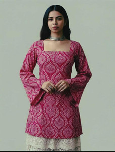 WAHIKA FAB Party Printed Women Red Top