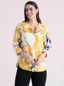 Mirana Casual Printed, Floral Print Women Multicolor Top