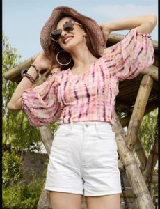 BRAVAL BROTHERS Casual Printed Women Multicolor Top