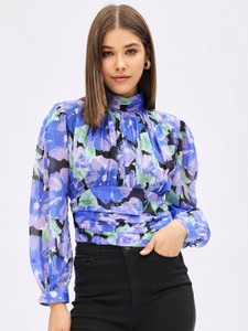 HARPA Casual Printed Women Multicolor Top