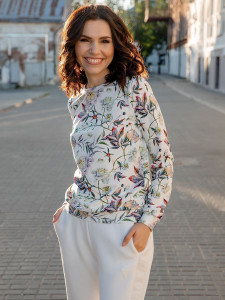 VGHC FASHION Casual Printed Women White Top