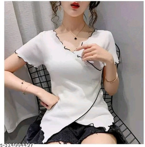 Sovi fashion Casual Solid Women White Top