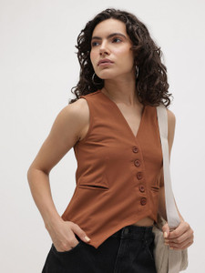 Roadster Casual Solid Women Red Top