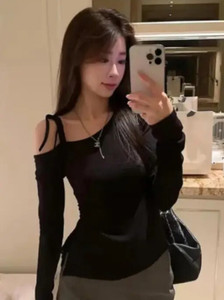 zsGARMENTS Casual Solid Women Black Top