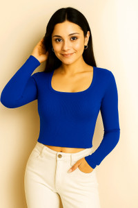 ZEROZABAR Casual Solid Women Multicolor Top