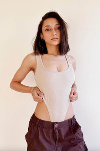 ZEROZABAR Casual Solid Women Black Top