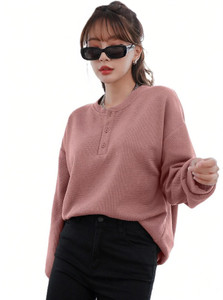 Rahi Trendz Formal Self Design Women Pink Top