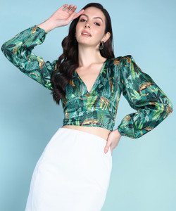 METRONAUT Casual Printed Women Multicolor Top
