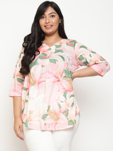 Amydus Casual Printed Women Multicolor Top