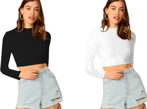 Maheshvi Casual Solid Women White Top