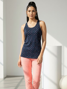 Dollar Casual Printed Women Dark Blue Top