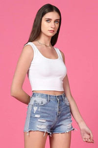 Aryan Hosiery Casual Solid Women White Top