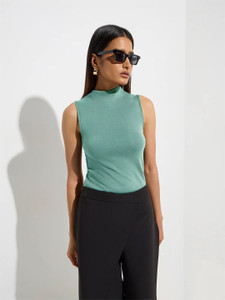 KOTTY Casual Solid Women Green Top