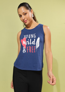 Dollar Casual Printed Women Dark Blue Top