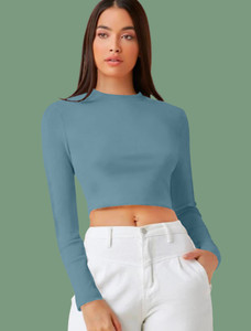 Dream Beauty Fashion Casual Solid Women Light Green Top