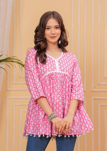 MAAJISA Women Printed A-line Kurta