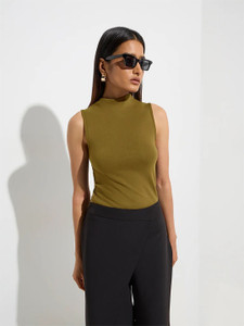 KOTTY Casual Solid Women Brown Top
