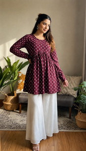 Devansh Enterprise Casual Printed Women Multicolor Top