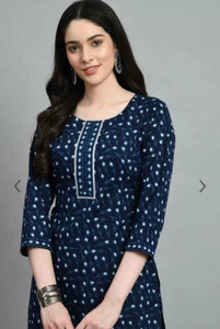 VILONI Casual Printed Women Blue Top