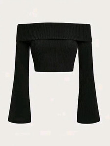 Sovi fashion Casual Solid Women Black Top
