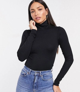 Styvibe Casual Full Sleeve Solid Women Black Top