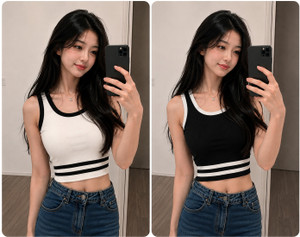 LOVERSBITE Casual Solid Women Black Top