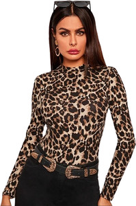 Dream Beauty Fashion Casual Printed Women Black Top