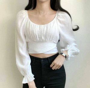 NiloBerry Casual Solid Women White Top