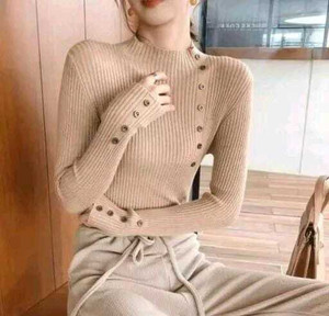 RKK COLLECTIONS Casual Solid Women Brown Top