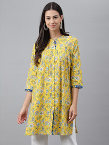 Janasya Casual Printed Women Multicolor Top