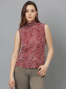कोट्टी महिलाओं के लिए कैजुअल प्रिंटेड बहुरंगी टॉप