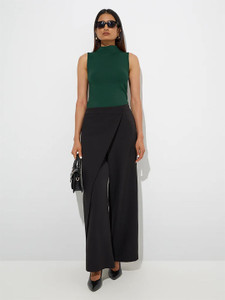 KOTTY Casual Solid Women Green Top