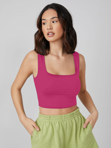 Aahwan Casual Solid Women Pink Top