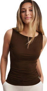 SIGHTBOMB Party Solid Women Brown Top
