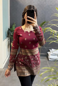 Sana Women Printed Straight Kurta