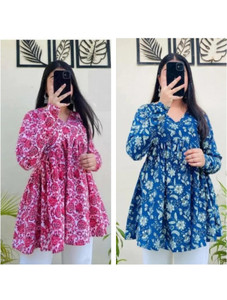 BIBHATSU Casual Floral Print Women Multicolor Top