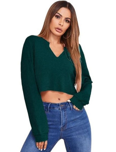 Rahi Trendz Party Self Design Women Green Top