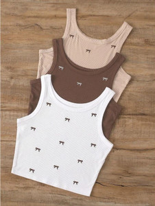 MISS DESIRE Casual Printed Women Multicolor Top