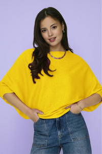 Turtlem Casual Self Design Women Gold Top