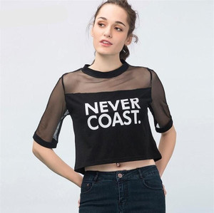 RAKUNO Casual Printed Women Black Top